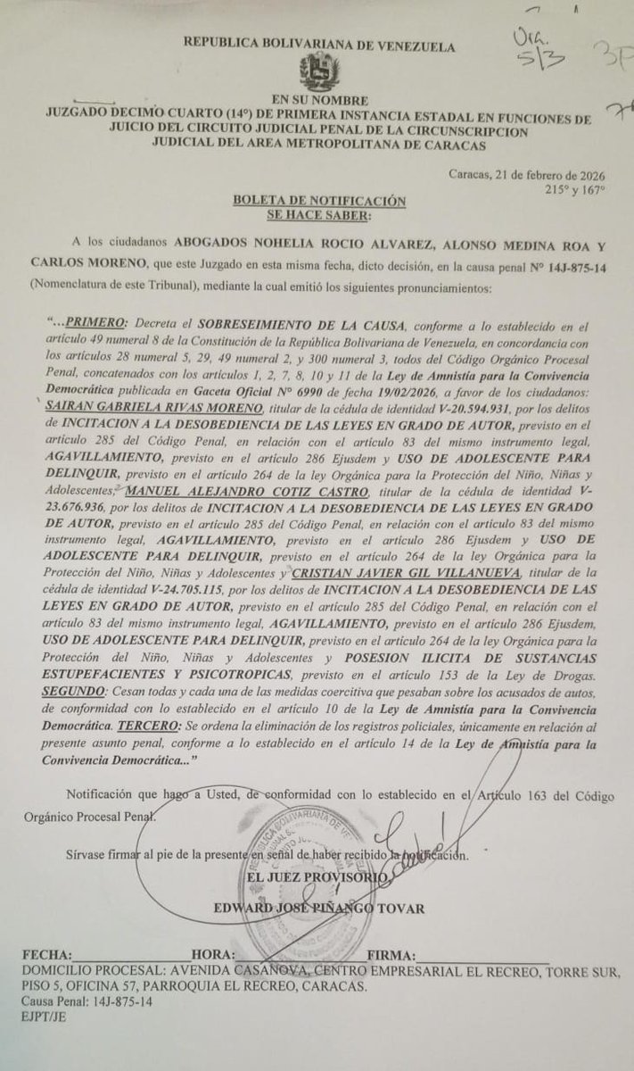 Comité por la Libertad de los Luchadores Sociales tweet media