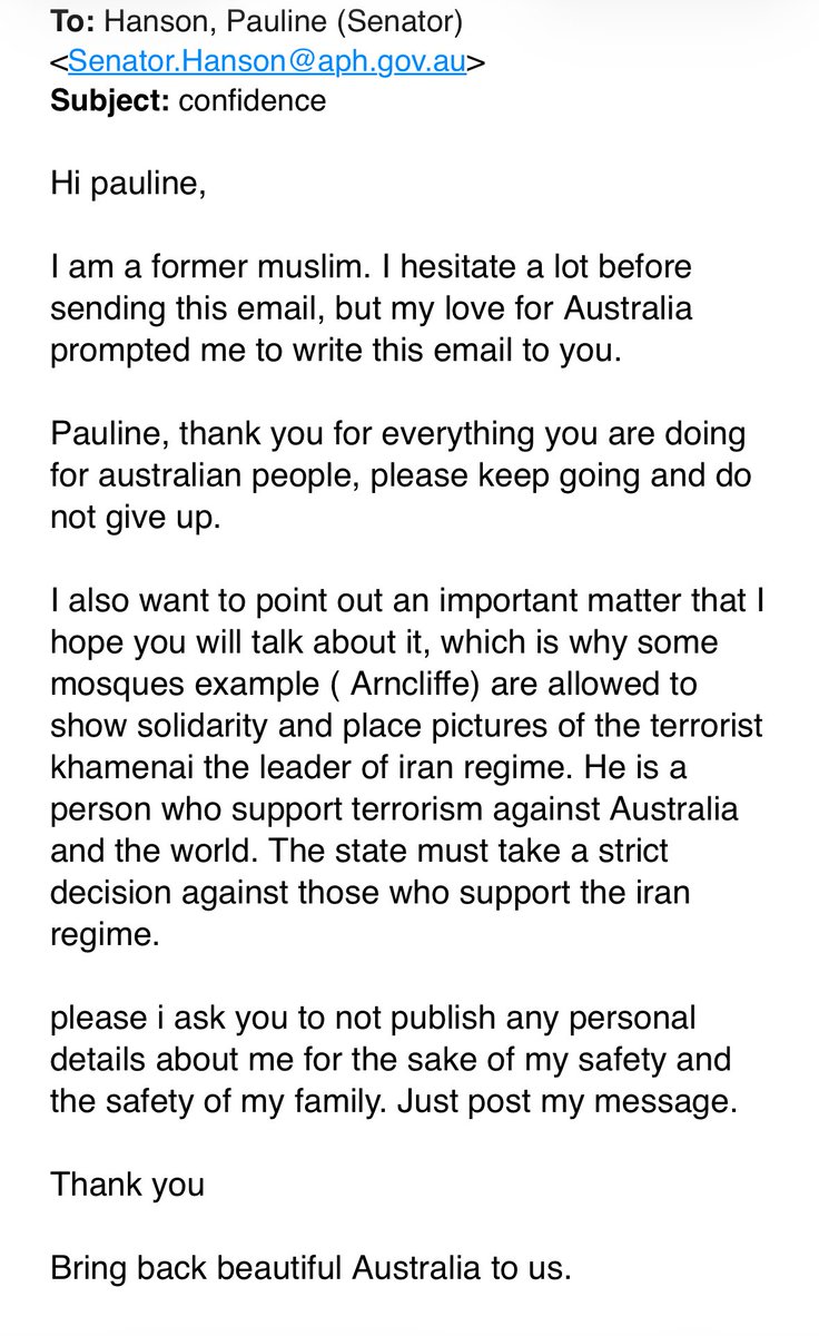 Pauline Hanson 🇦🇺 tweet media