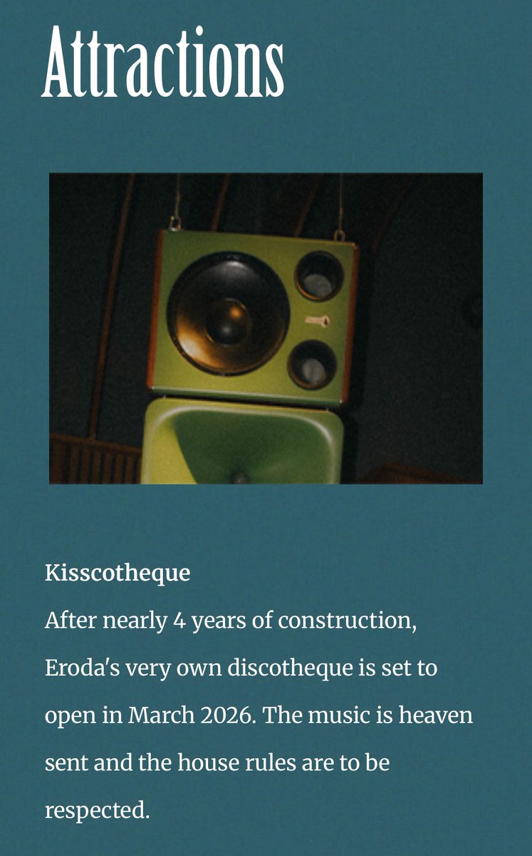 hsdaily's tweet photo. Our very own island of Eroda will open its new discotheque soon after nearly 4 long years of work, can we expect to see you there? 💋🪩🐟

https://t.co/kb6wJKxXpK https://t.co/tp612CScda