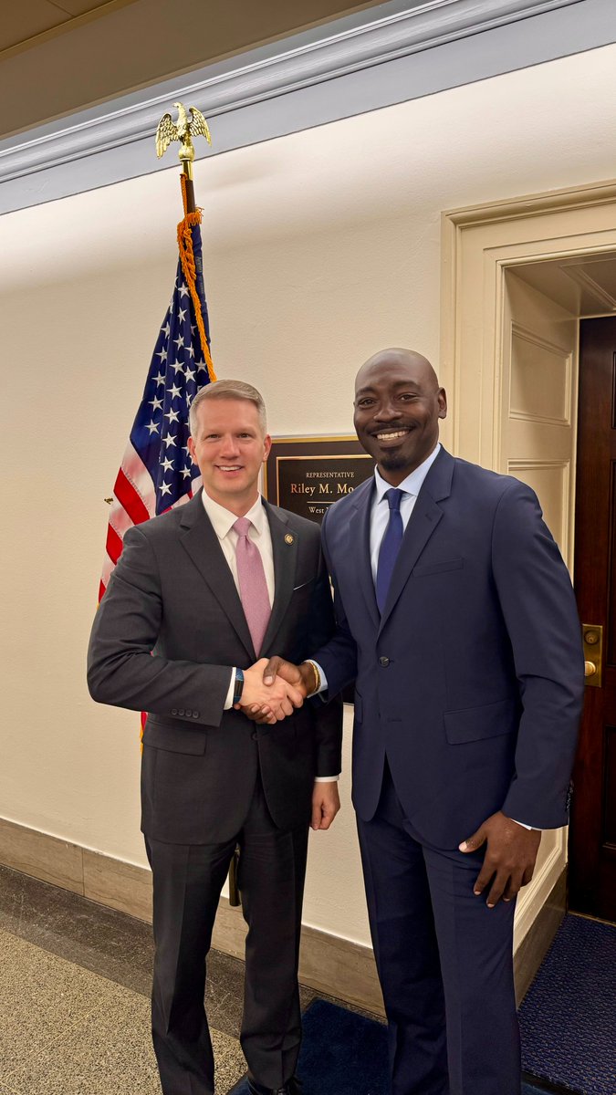 Someone told me yesterday that Congressman Riley Moore <a href="/RepRileyMoore/">Rep. Riley M. Moore</a> is so busy that if you manage to see him at all, 5 minutes would be too ambitious, and he was right. 

Well, I just had more than 30mins-long, incredibly engaging and hope-inspiring conversation with