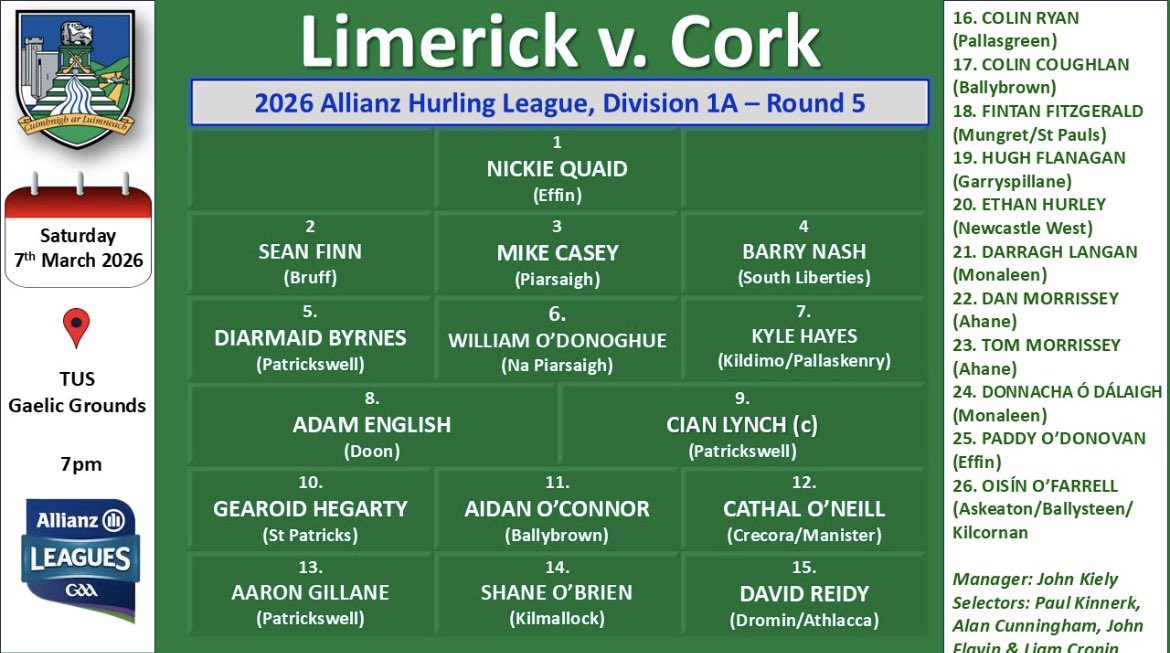 Limerick GAA tweet media