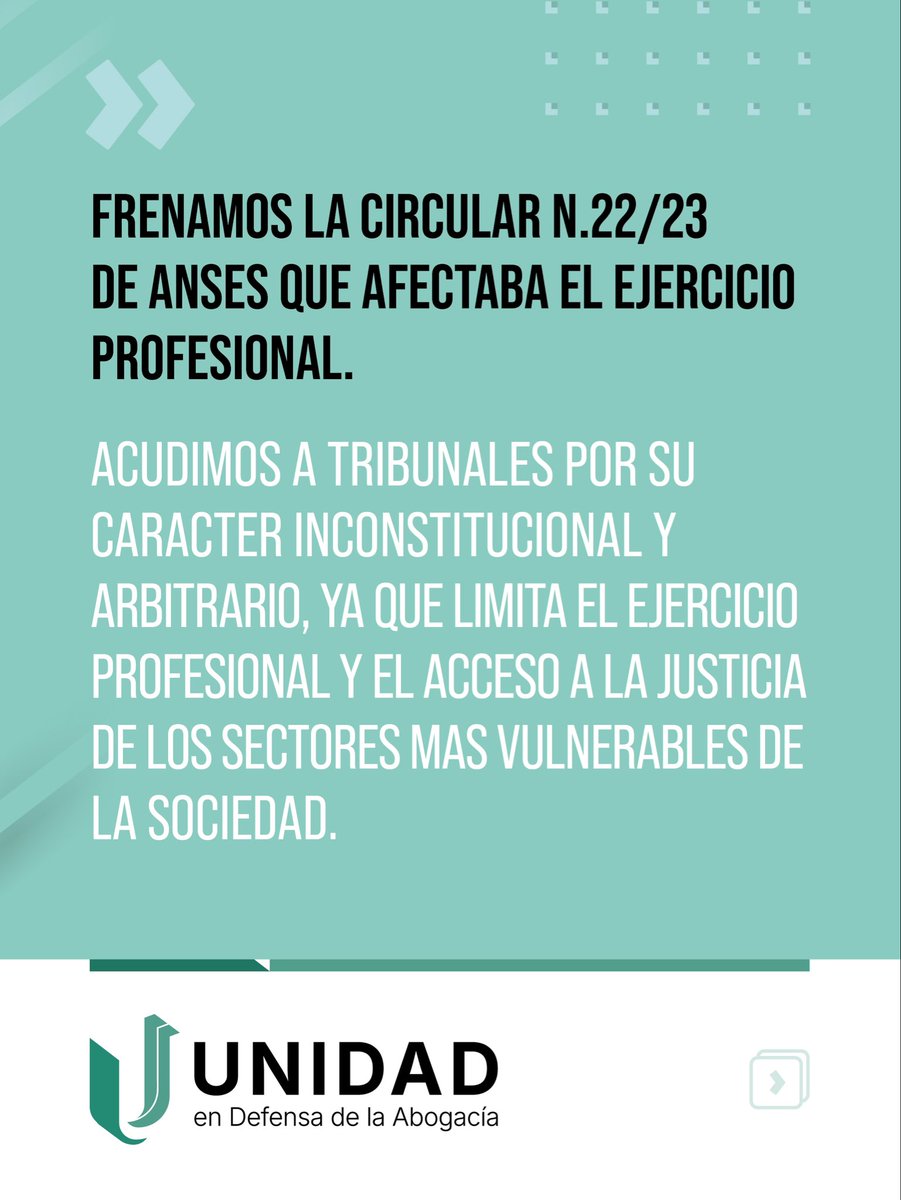 Unidad en Defensa de la Abogacía tweet media