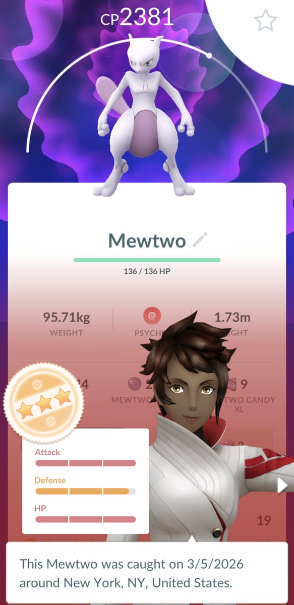 Ahhhhhhh!!! My luck is never this good! And with a Mewtwo! #PokemonGo