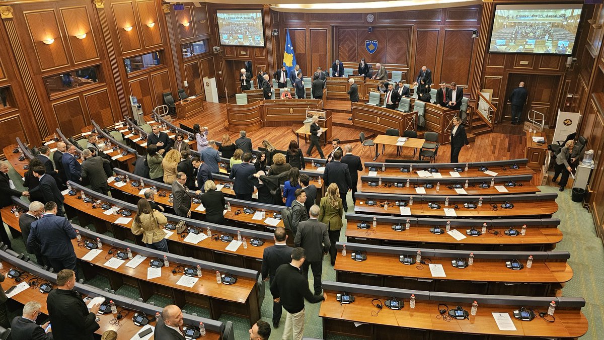 xhemajl_rexha's tweet image. Dështon votimi në Kuvend për zgjedhjen e Presidentit. Nuk ka kuorum. #kosova