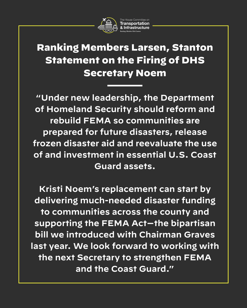 Committee on Transportation and Infrastructure tweet media