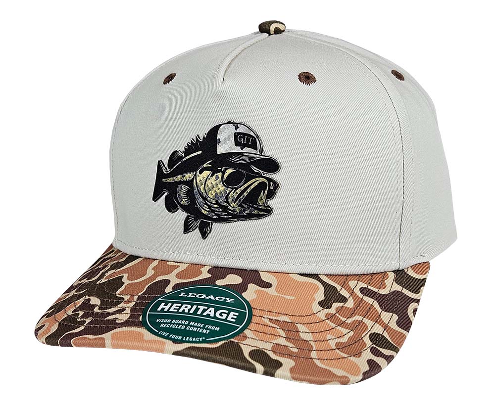 ArtoraDesign's tweet photo. NEW HAT DROP! This one is special🤩Our Git Bass design on metallic largemouth leatherette on the stunning Legacy 100% cotton twill hat in bone and duck camo. Get yours before it's gone! https://t.co/24wmvxEO6c
#bassfishing #coolhat #artoradesign #truckerhat #bassfishinglife https://t.co/mu4M4fcKE9