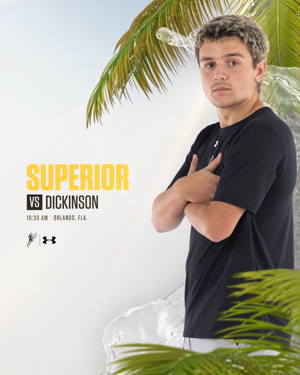🎾MATCH DAY🎾
🆚 Dickinson
🕖 10:30 a.m. CT
📍 Orlando, Fla. • Sanlando Tennis Courts
📈 linktr.ee/uwstennis

#WeAreSuperior