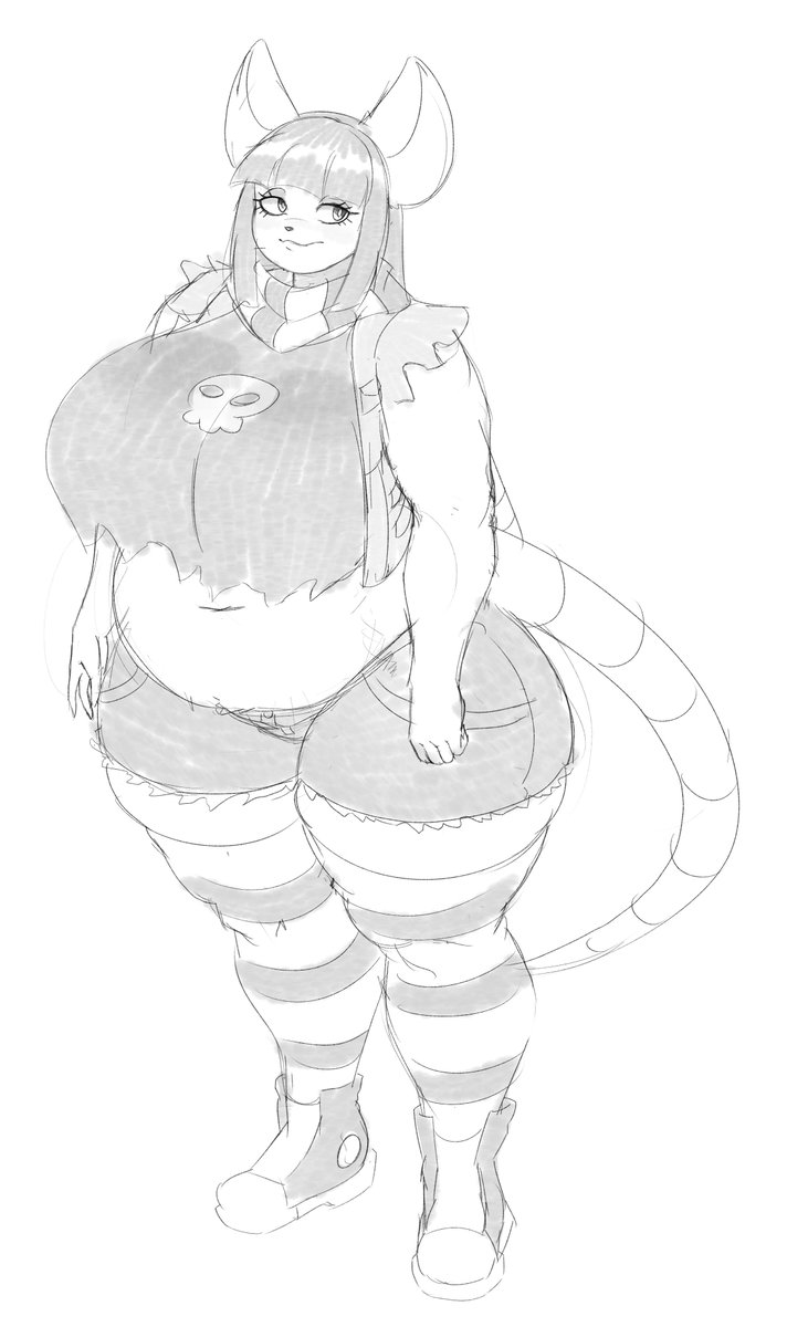 freakscarada's tweet photo. i got sent this the other day and i can't stop looking at it 

this is a very GOOD nezumi drawn by @/dotilart https://t.co/6dNJzDLHmc