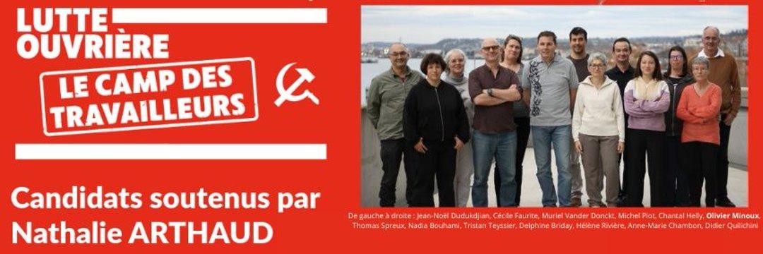 DelphineBriday's tweet photo. Le 15 mars prochain, aux #Municipales2026, pour faire entendre le camp des travailleurs, et affirmer notre opposition aux capitalistes et à leurs serviteurs politiques, votons @LutteOuvriere ! ✊ https://t.co/iFSWOkB9PP