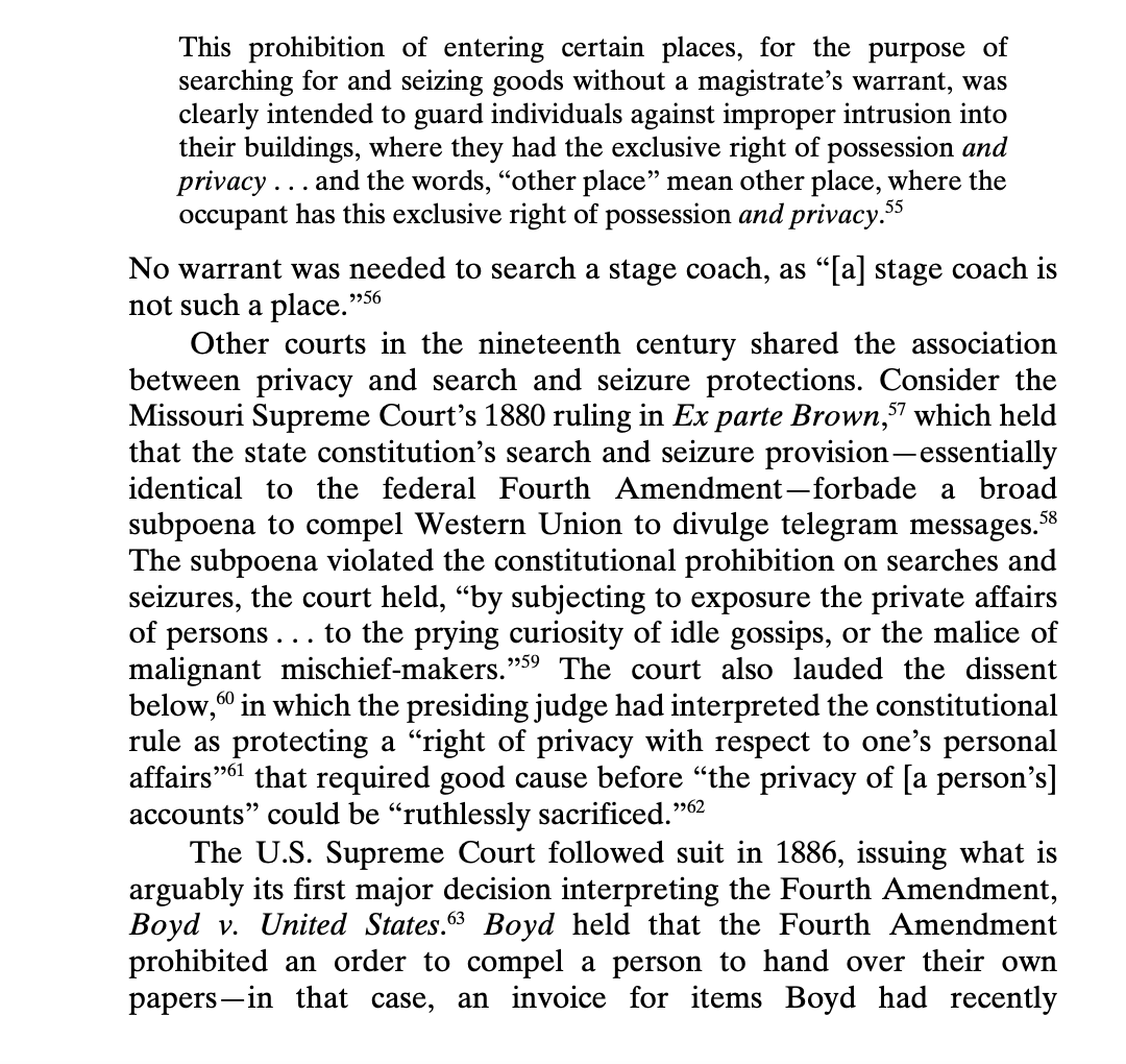 This is great stuff And honestly just makes sense. The past is a ...
