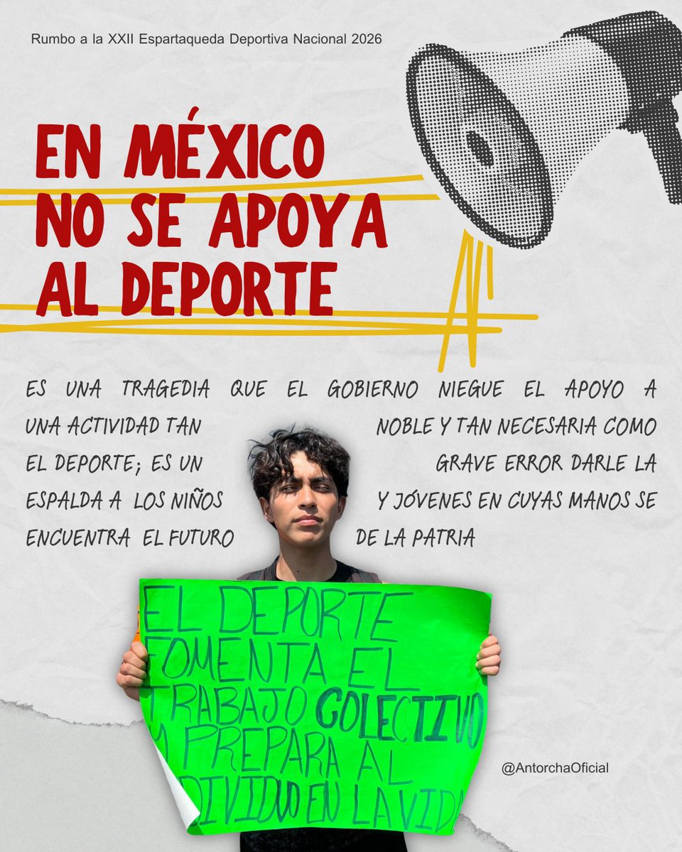 ¡Exigimos #DeporteParaMéxico! Durante meses realizamos manifestaciones y gestiones para pedir apoyo de transporte y uniformes para la #EspartaquedaDeportiva2026. A dos días de iniciar, muchos gobiernos se niegan a brindar apoyo. Hilo de delegaciones de deportistas en lucha. 👇🏾