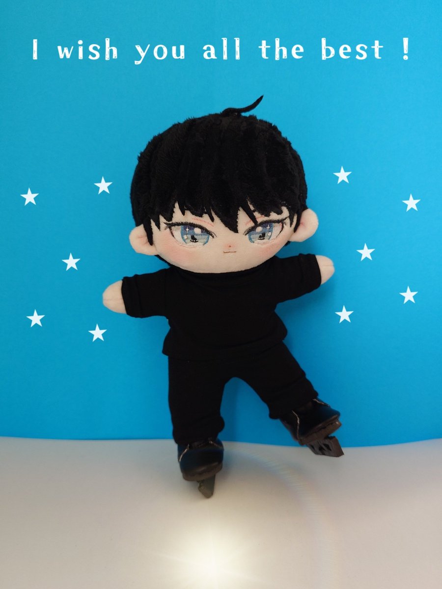 羽生結弦 #nottestellata2026 初めての推しぬい🪡「黒い子」 ようやく