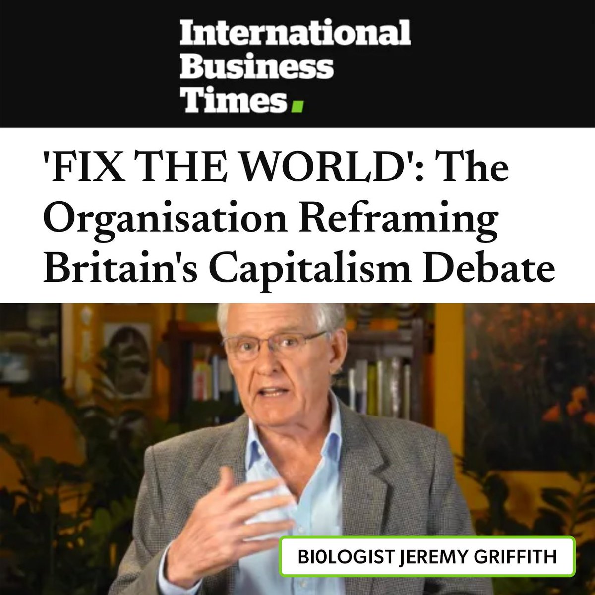 FIX THE WORLD (was World Transformation Movement) tweet media