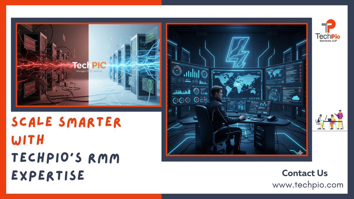 techpio_team's tweet image. 🚀 Transform Your MSP with Expert RMM Consulting

Strategic guidance, automation, and proactive monitoring — built to optimize your RMM stack and boost efficiency.

🔗 techpio.com/rmm-consulting/ 

#RMM #MSP #ITConsulting #Automation #TechPIO #ManagedServices #MSSP #TechSolutions
