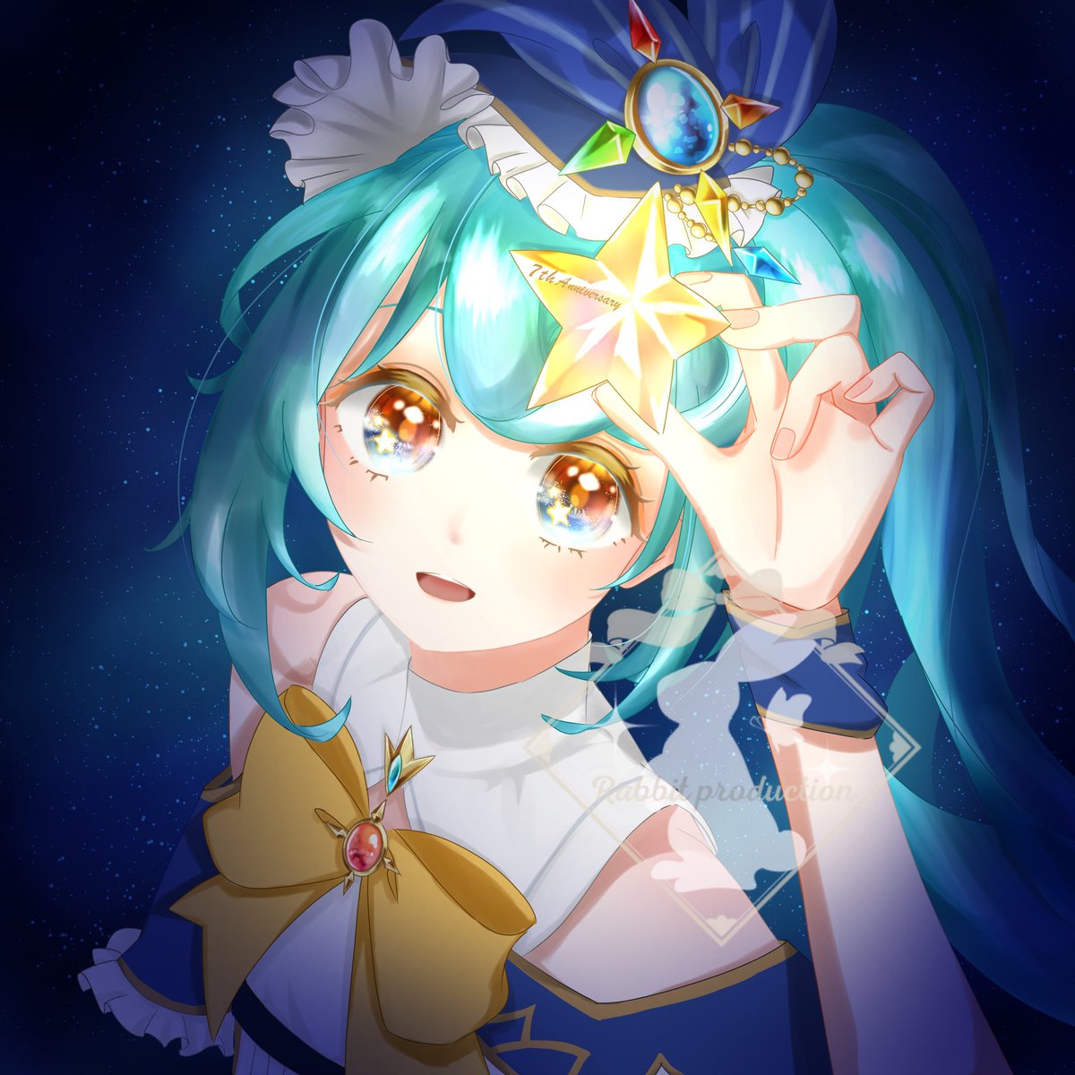 実際のアイコンは肩から上になってます⊂(`・ω・´)⊃ﾊﾞｯ おめめも星