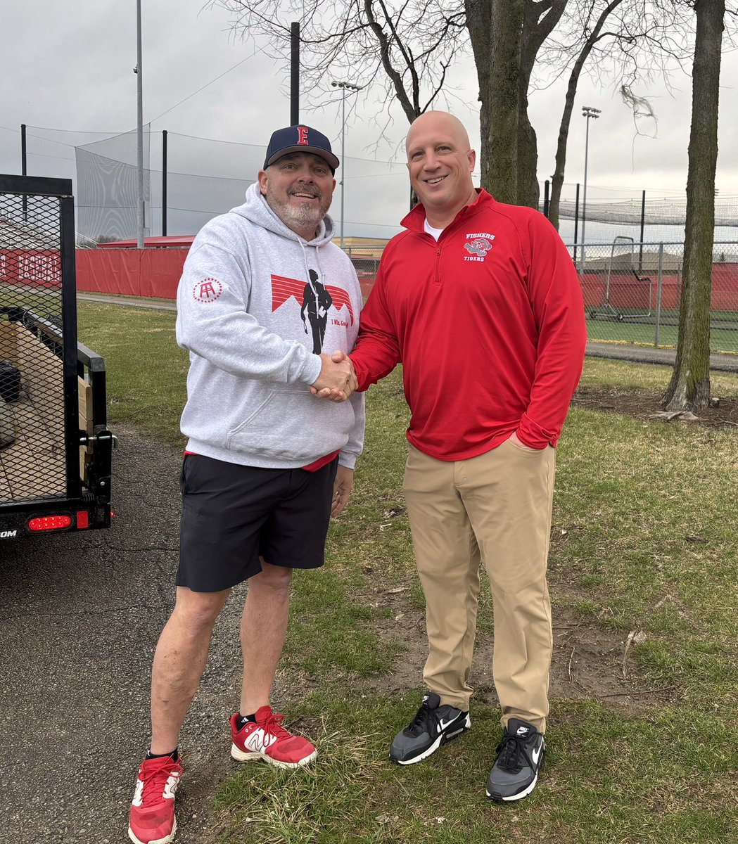 Our program appreciates the help from Coach Cherry at Fisher’s baseball! Between our baseball program and our softball program, we will definitely use the field tarps in Elwood!

<a href="/TigerBaseball17/">Fishers Baseball</a> <a href="/elwoodpanthers1/">Elwood Athletics</a> <a href="/elwood_hs/">Elwood Jr/Sr HS</a>