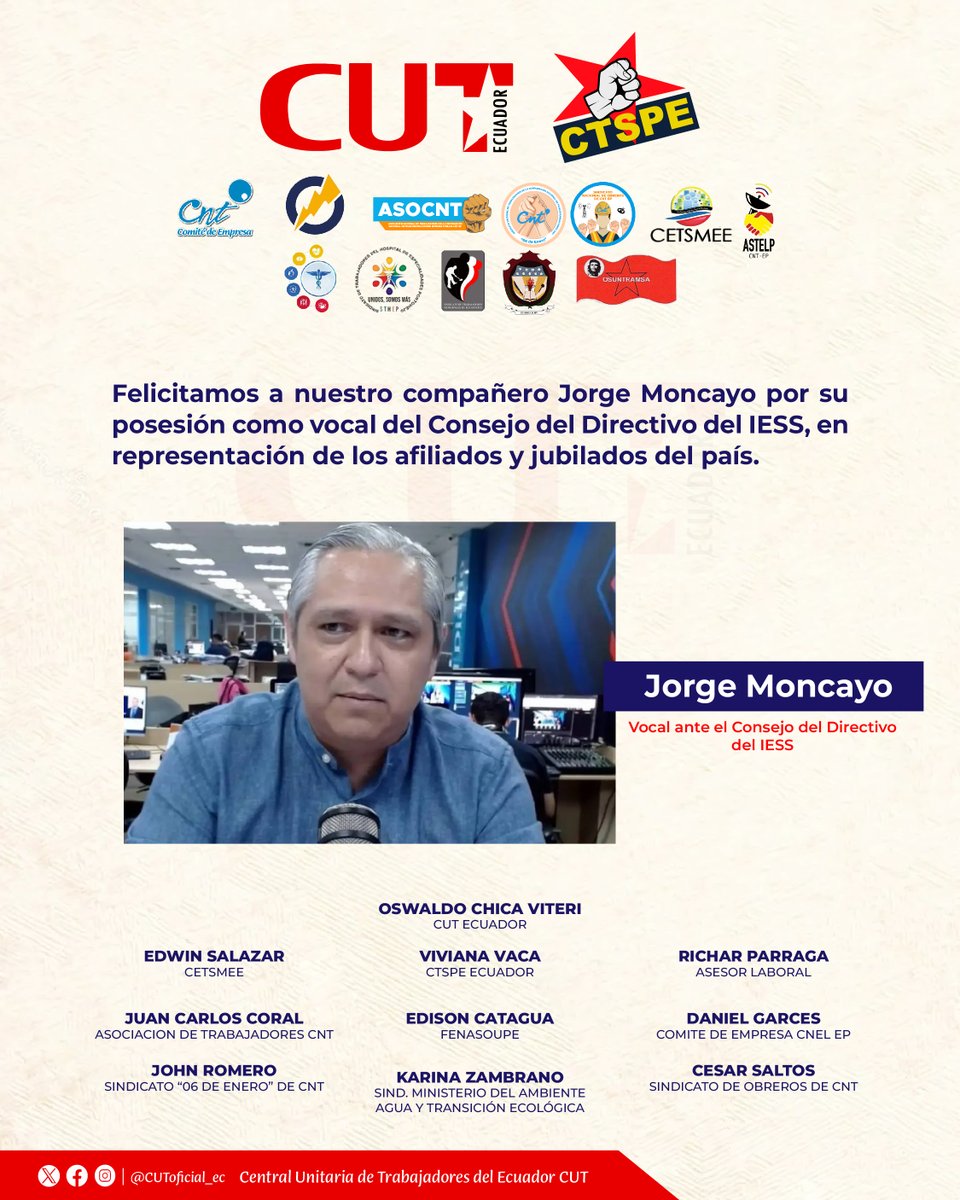 CTSPE Ecuador tweet media