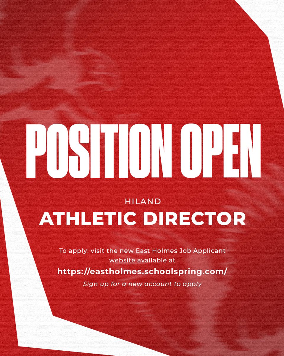 HilandAthletics's tweet photo. Berlin Hiland is looking for an Athletic Director starting the 2026-27 school year! https://t.co/CshzQRNYel