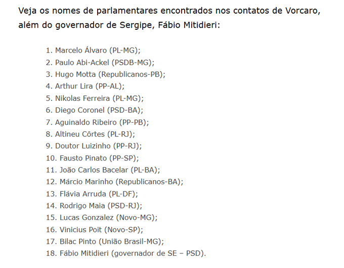 Tem 18 parlamentares envolvidos com o banco master, mas a mensagem "conseguiu bloquear" à Moraes é o que deixa o povo ouriçado?
Sim, tem que investigar todo mundo, mas aparentemente parece que Moraes é o "todo mundo" , e esses listados ficam de boa?
Ahh vão tomar nos seus cus