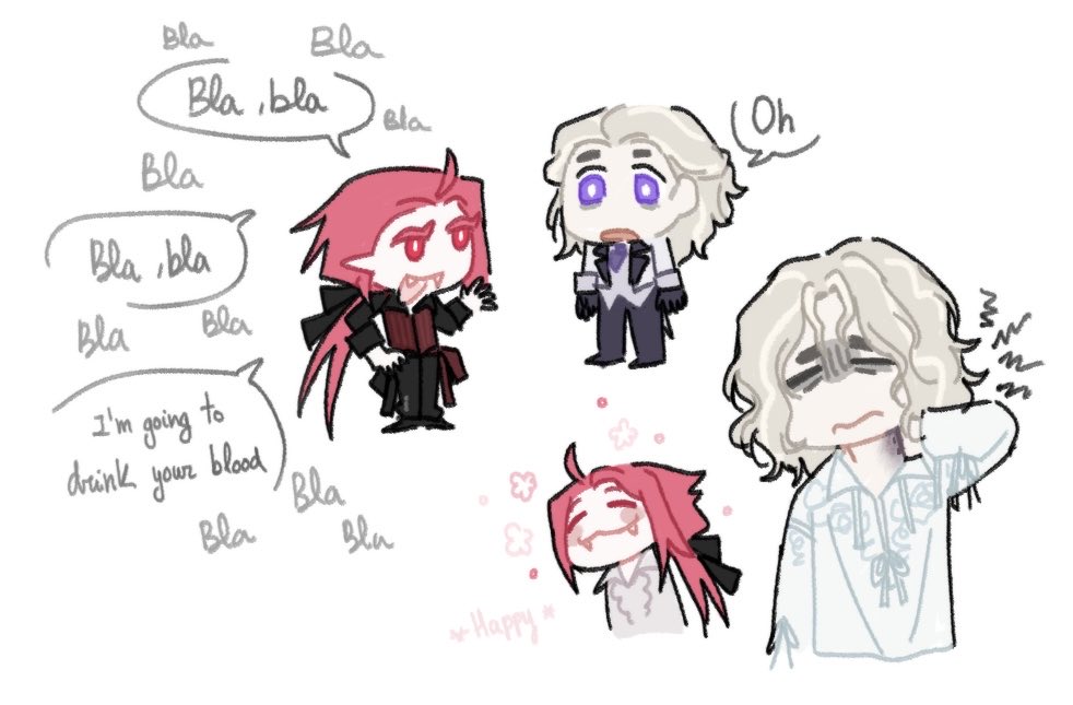 I have many ideas to draw but my hands don't cooperate, so have some doodles :P