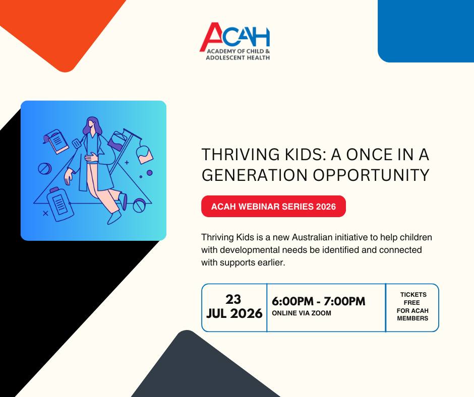 Academy of Child and Adolescent Health (@AcademyCAH) / Posts / X