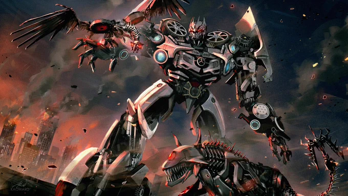 PSYCHOTIC transformer fan kidnaps me in his basement and won't let me go until I drew ROBOTS