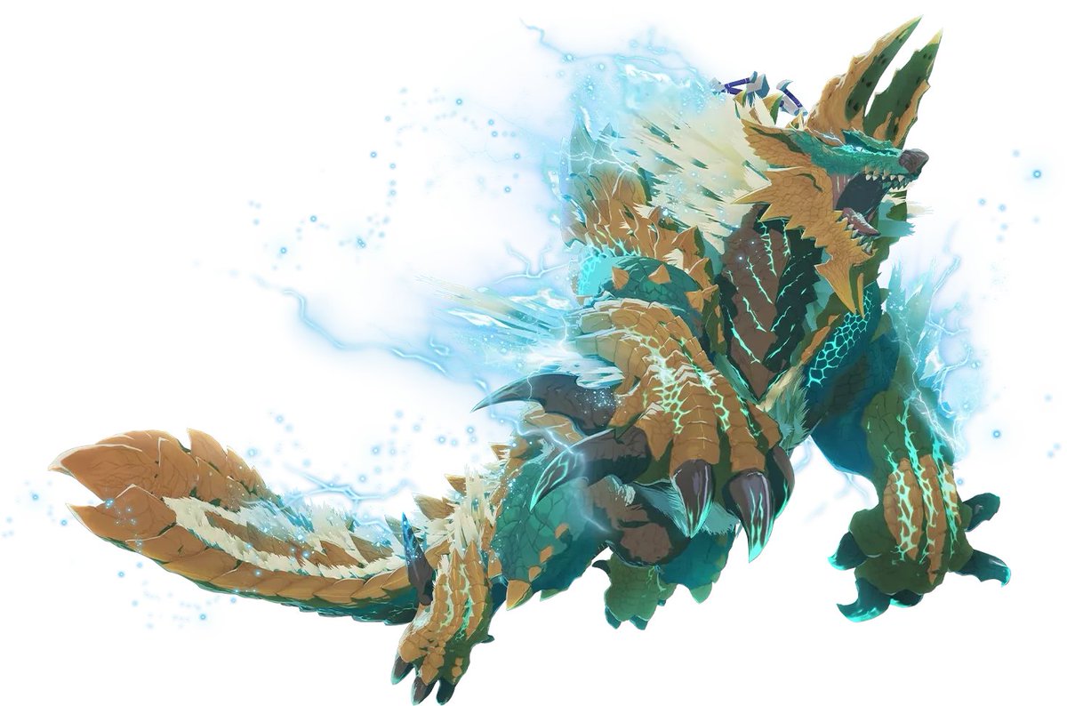Official render for Zinogre from Monster Hunter Stories 3