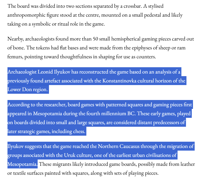 Looks like the steppe had possible contacts with the Uruk culture, one of the earliest urban civilisations of Mesopotamia during the fourth millennium BC.