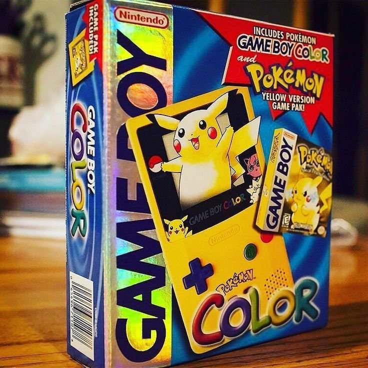 The Pokémon Yellow Gameboy Color Bundle