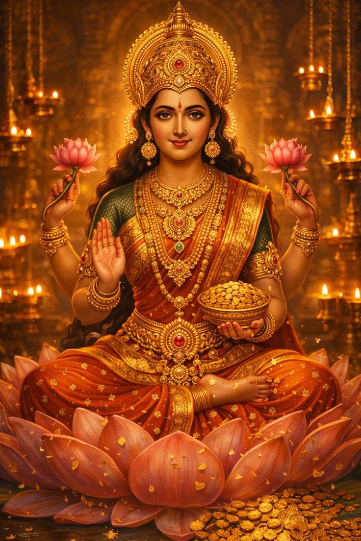 धन, वैभव और समृद्धि की देवी हैं  जय मां महालक्ष्मी
