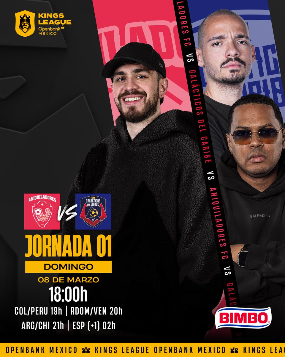 kingsleague_mex's tweet photo. @LosChamosFC 💪🏼 ¿Juan Guarnizo o Los Futbolitos? 💪🏼¿Quién ganará en la cancha? 👀 https://t.co/rcR4Skh5P6