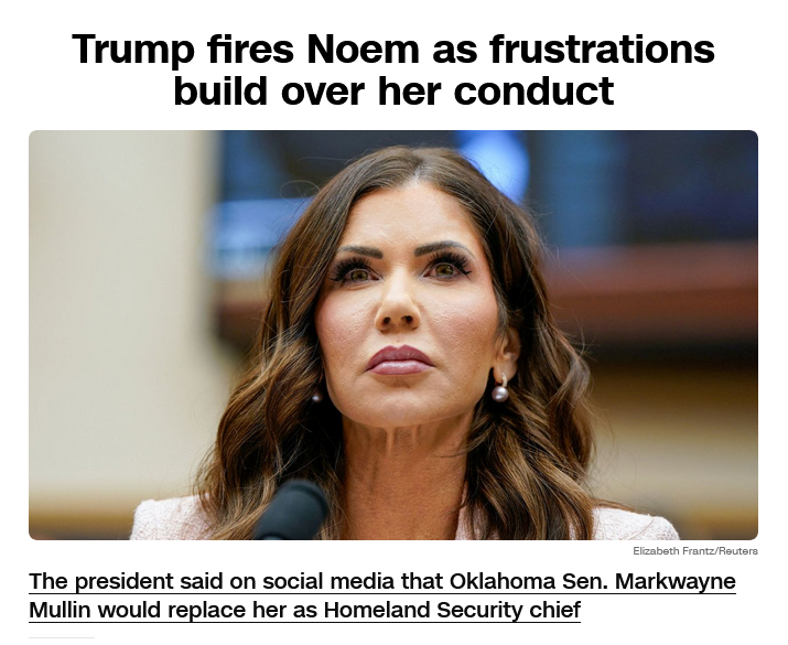 rogueLDSpriest's tweet image. Oh Look! @rogueLDSpriest Made a Good Idea &amp;amp; Several Days Later @Sec_Noem Got Fired for "Eccentric Behavior?!

Sounds like when @POTUS Went from Praising @mtgreenee to Hating Her 4 Agreeing with Me

@FLOTUS, Your Husband is So Kind, Loving &amp;amp; Sensible...

#NOT!