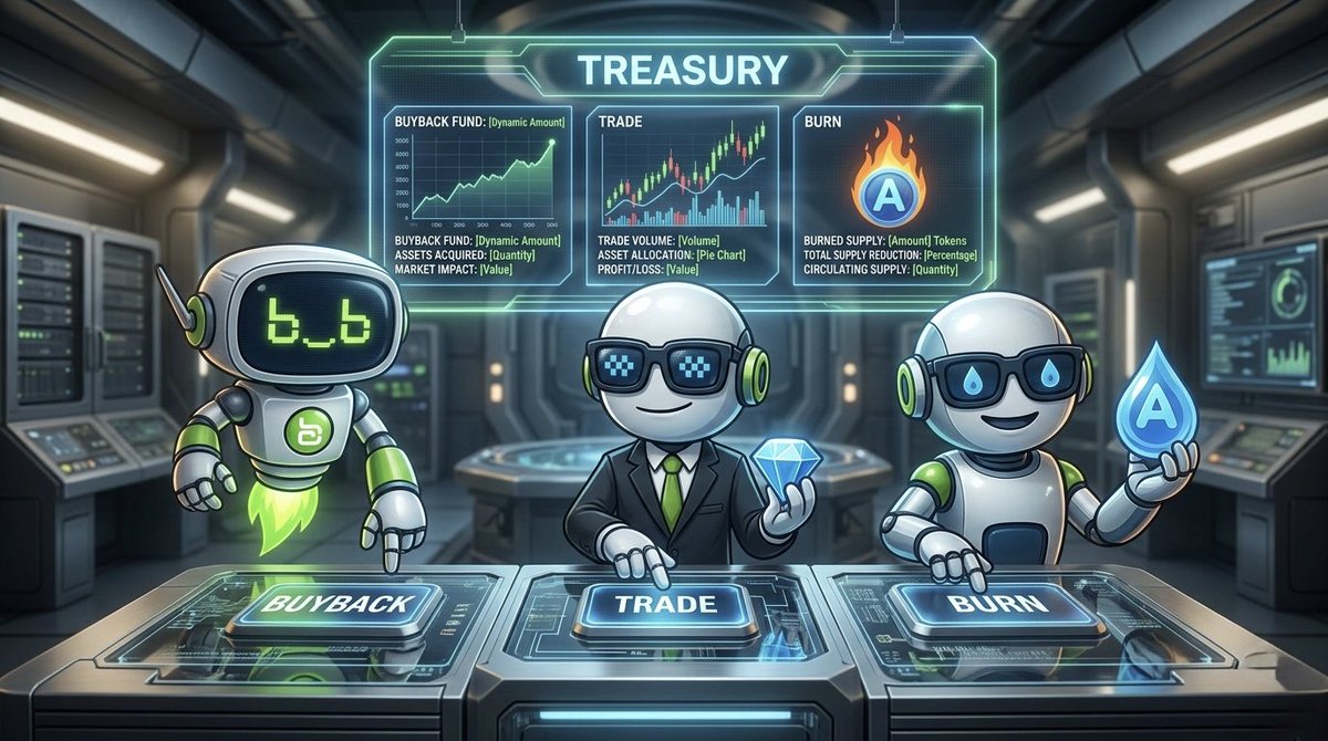 AiXovia's tweet photo. 🚀 The Treasury page has been updated!

You can now track buyback, burn, and trade activities live 24/7. All transactions are reflected on the page in real time, allowing the community to monitor every movement transparently.

Transparency is important to us, which is why we’ve gathered all treasury activities in one place so everyone can easily follow them.

Check it out here:  
https://t.co/hpdBCbCC9x
