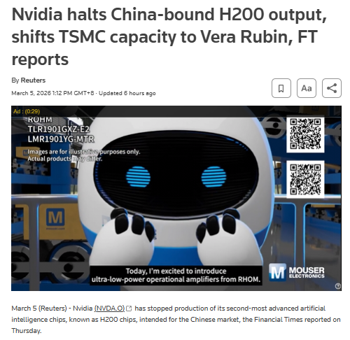 Reuters report screenshot