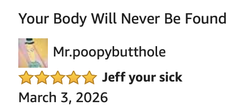 Jeff Strand 🍅 tweet media