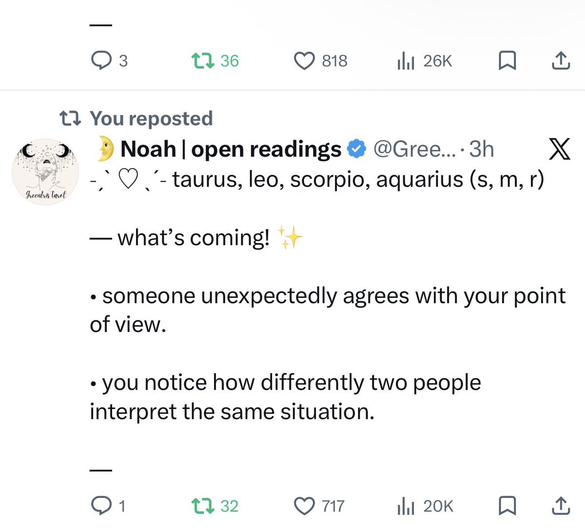 🌛Noah | open readings tweet media