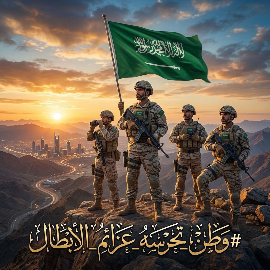 fdeet_alnssr's tweet photo. @modgovksa اللهم لك الحمد ، 
بعد توفيق الله وحفظه   ،، 

انتم دروع الوطن وحصنه الحصين https://t.co/bIdUsGEpL7