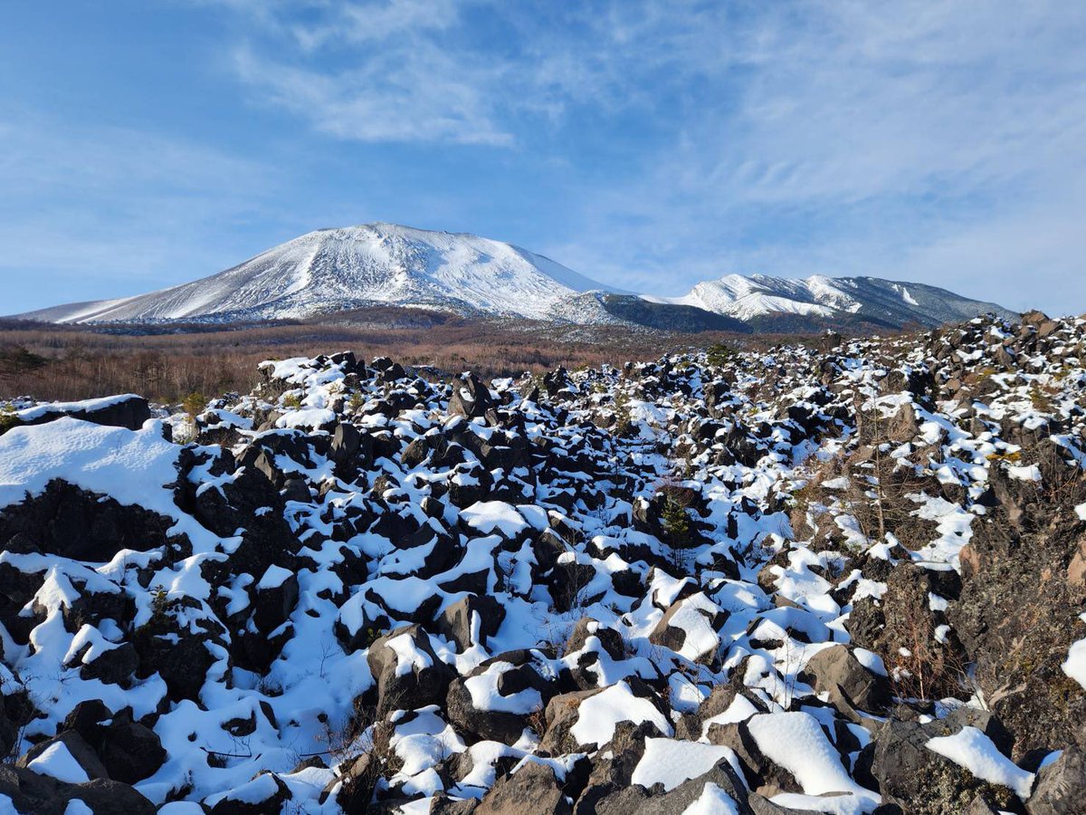 2026年3月6日（金）晴れ1℃ 風は無く浅間山がきれいに見える朝となり