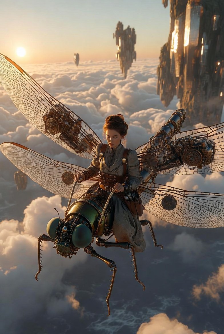 ChrisAalan's tweet image. ‼️ SYSTEM PUNK ART THURSDAY ‼️

#SYSTEMActivities

‼️ STEAMPUNK ART ‼️
Elegant Woman Flying on Steampunk Dragonfly.
@Nachtschatteng8 @Hola01715308
@shadow_governor @TOXIQMYND #Grok #GrokAI #Steampunk