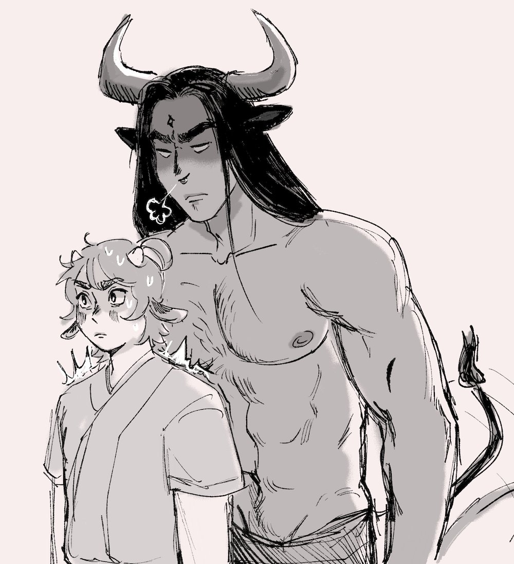 honeyfluster's tweet photo. 🐄🐂 #moshang https://t.co/jreWHsALbf