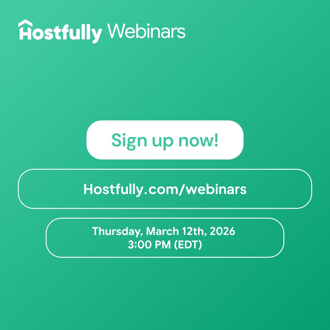 Hostfully tweet media