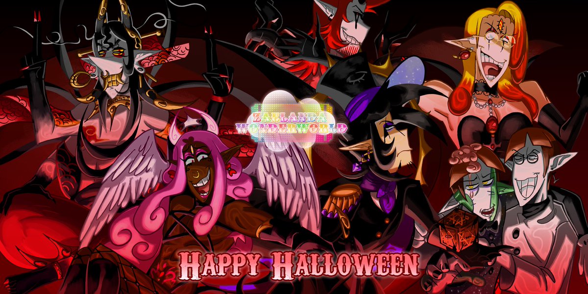 SweetsNeptune's tweet image. Halloween art from past year!!!!
#zaelandawonderworld #clown #circus