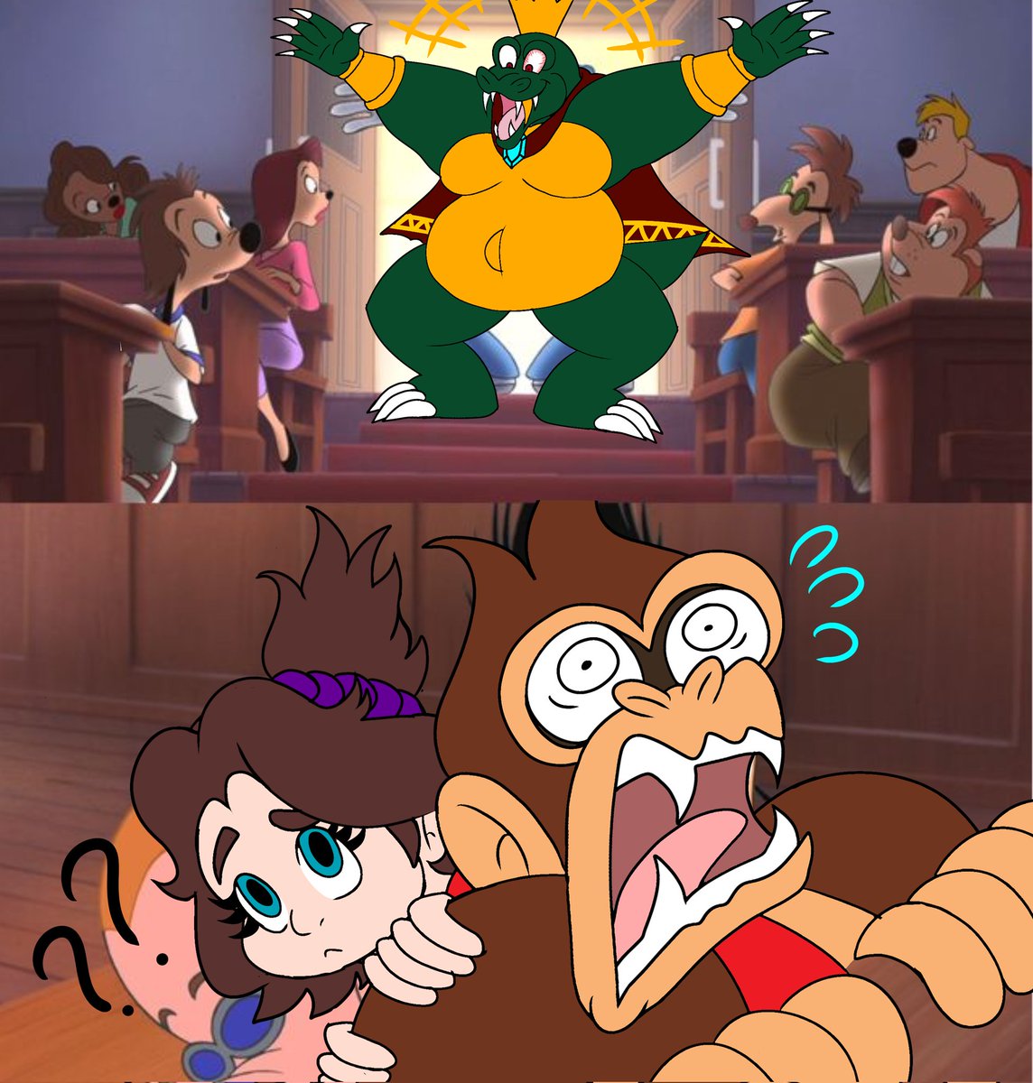 Finally got around to draw this like someone said to.
#DonkeyKongBananza #KingKRool