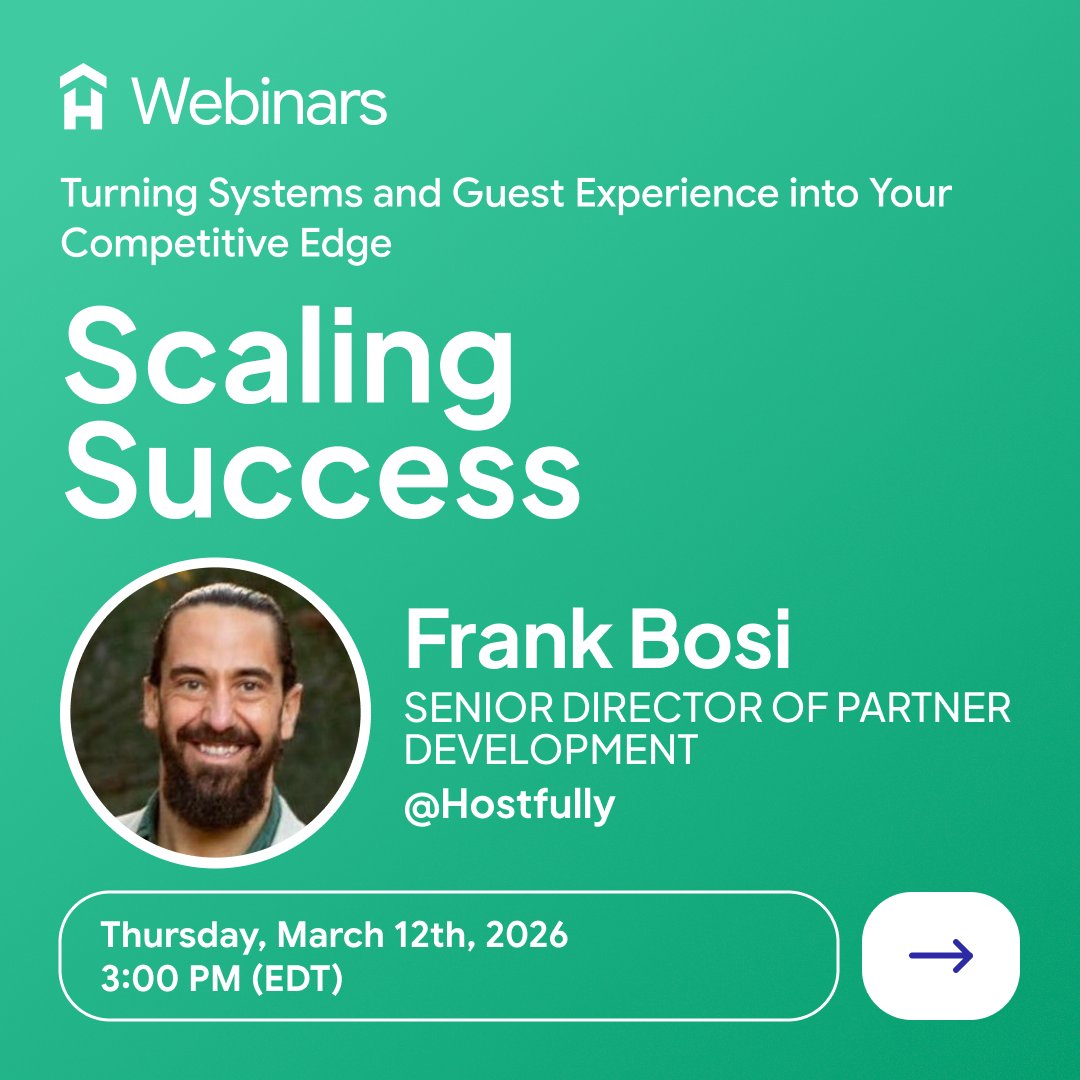 Hostfully tweet media