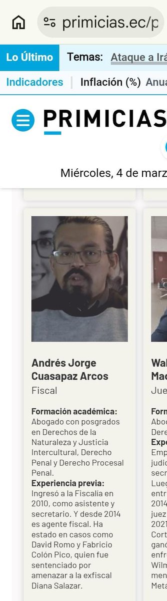 Resulta profundamente preocupante q Andrés Cuaspaz aspire al cargo de Fiscal General. En el caso de #DavidRomo, creó una teoría  sin sustento que vulneró los derechos de mi hijo  y de nuestra familia, generando  más dolor en un proceso q debió buscar la verdad y la justicia.
