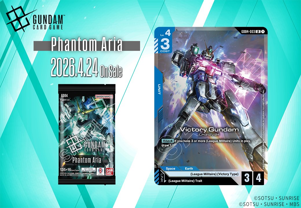 Booster Pack 04 Card Showcase] Introducing Victory Gundam