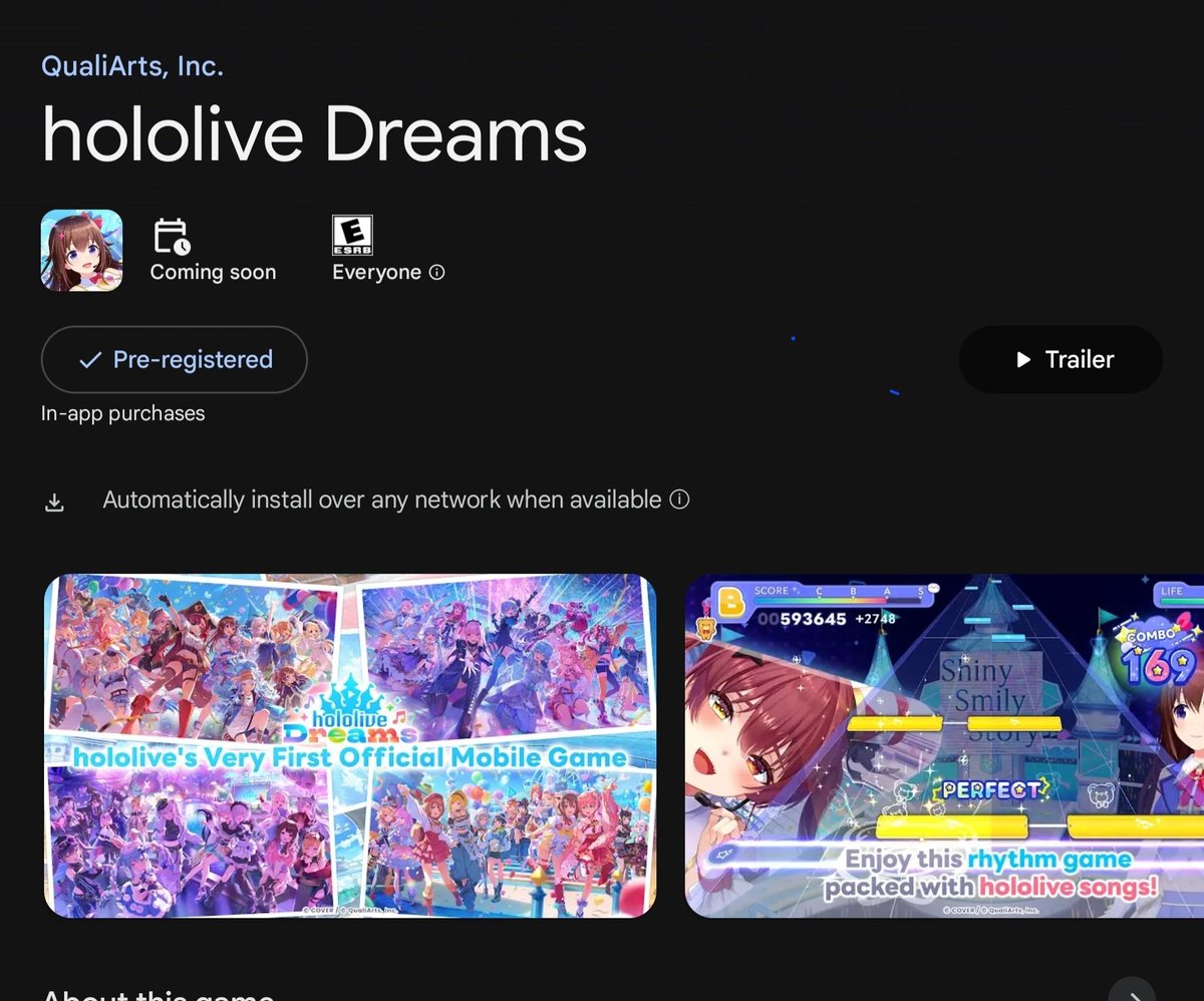 Alenami_93's tweet photo. @holo_dreams_en Can't wait to play it! 😃 #holodori_prereg https://t.co/2I9hLJKZDp