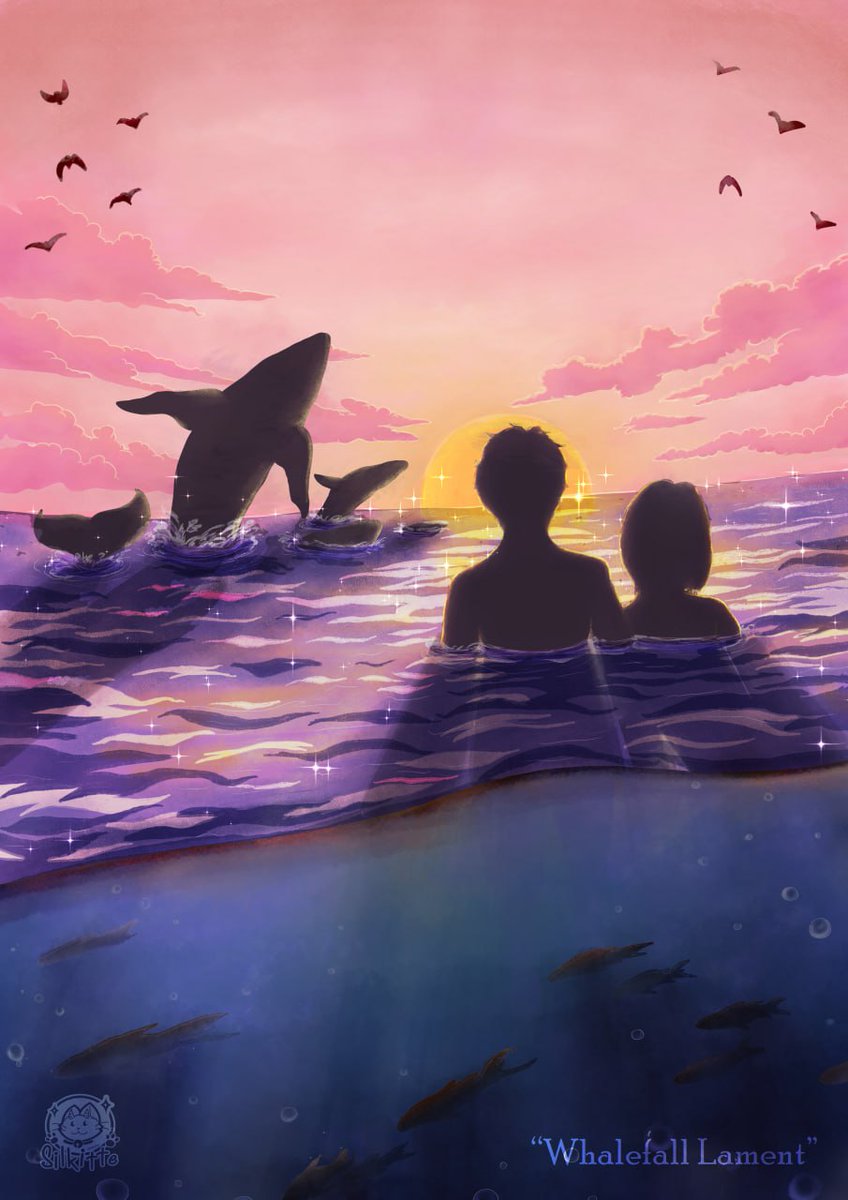 silkitte's tweet photo. Happy bday our fishy Rafayel!!!! I wish you all the best~ (i hope Xavier not jelly because i made fanarts for Rafa 🥲)  @loveanddeepspace 

#lnds #loveanddeepspace #rafayelbday2026 #whalefalllament #hbdrafayel https://t.co/2MjfFPjLWe