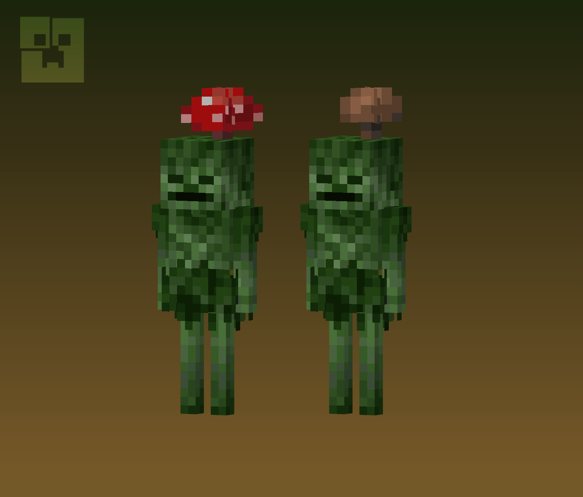 Vintage Bogged! #minecraft #resourcepack #pixelart