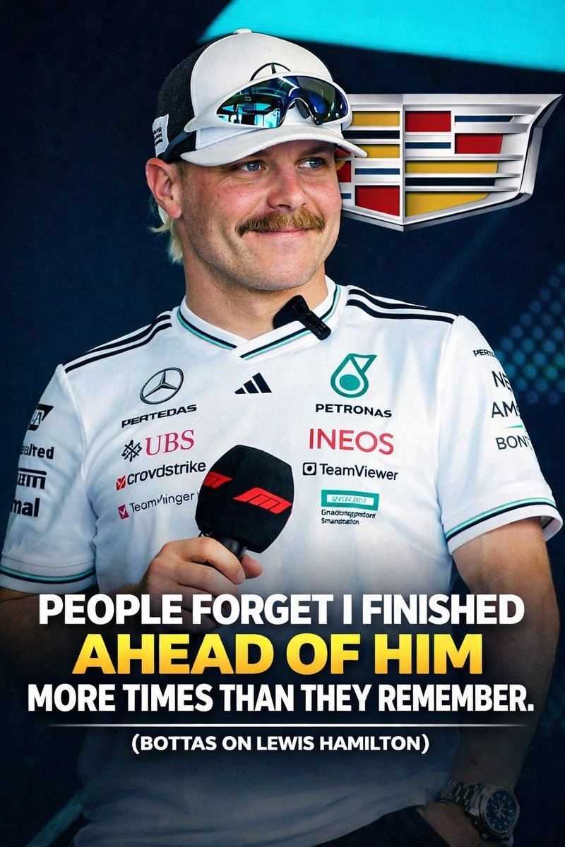 F1Sources's tweet photo. BREAKING: Valtteri Bottas makes BOLD declaration challenging Lewis Hamilton ahead of 2026 season opener. 

Per a source present at yesterday’s debrief: “People forget I finished ahead of him more times than they remember.” https://t.co/2bwIwsfb3O